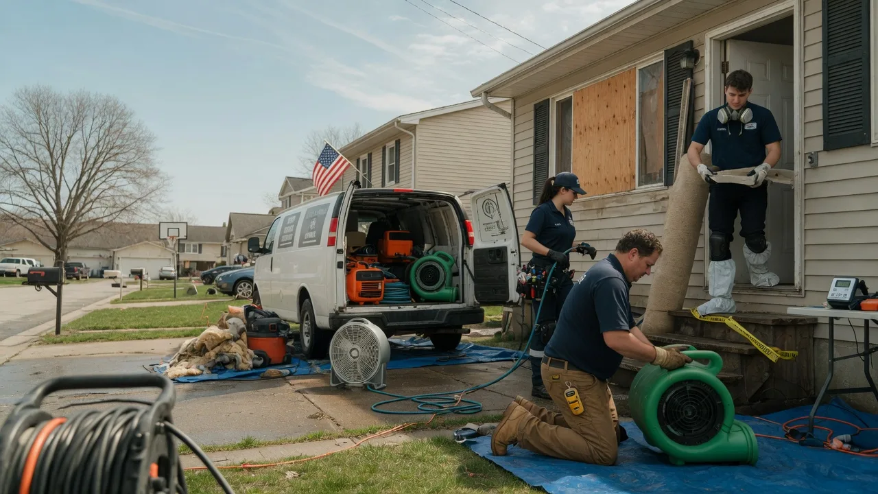 Water Damage Restoration in Coupland, TX near me